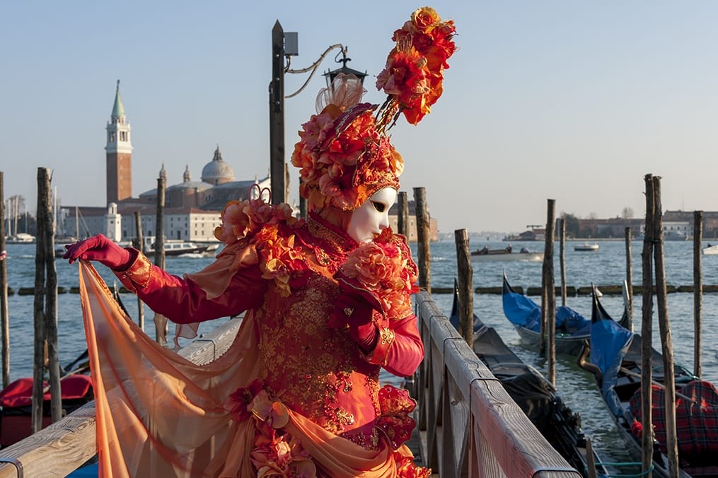 carnevale venezia Orange Bow