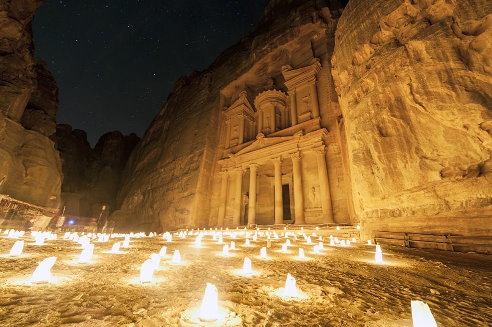 Petra By Night Treasury Low