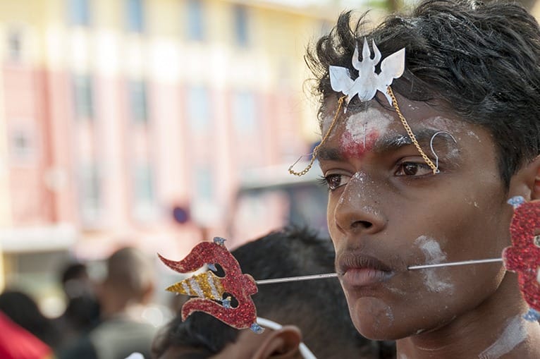 Thaipusam Boy with Spear