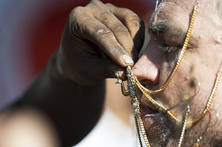 Thaipusam Nose Touch