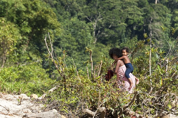 Taman Negara Orangasli Mother with child