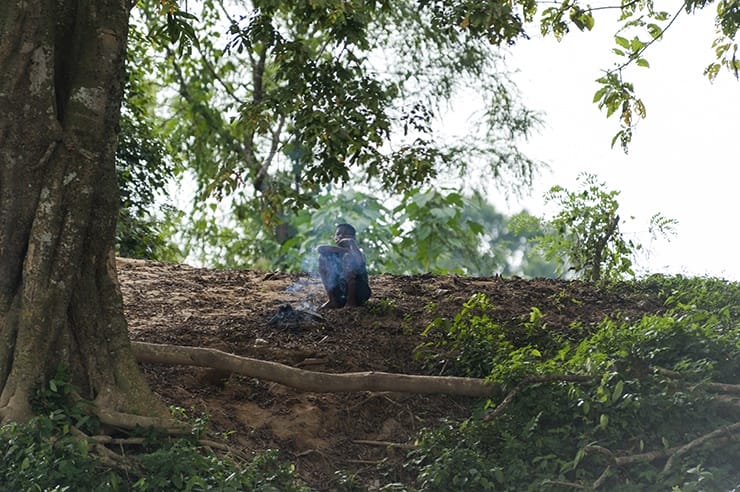 Taman Negara Orangasli Boy Smoking