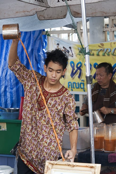 A teh tarik seller