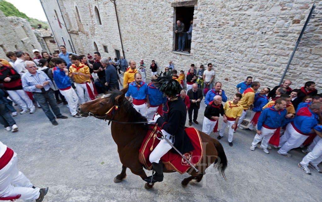 Ceri Di Gubbio On Horse Back