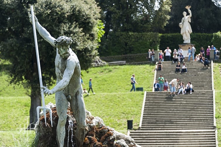 Florence Garden Boboli Neptune Fountain