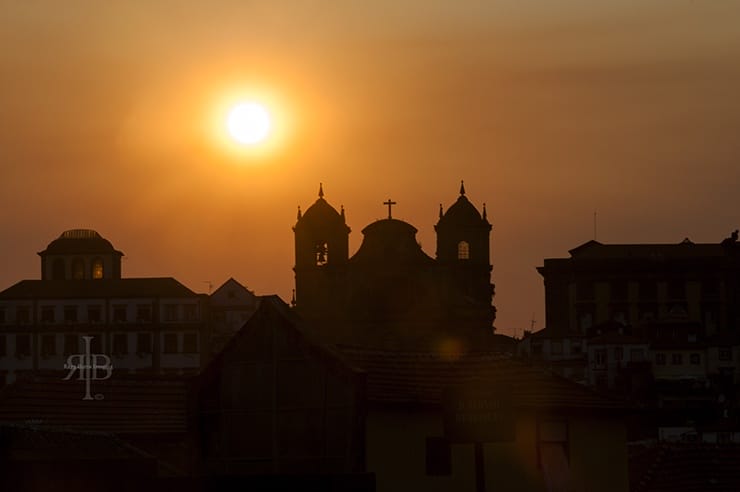 Porto Church Sunset
