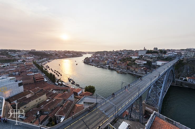 Porto Eiffel Bridge Above II