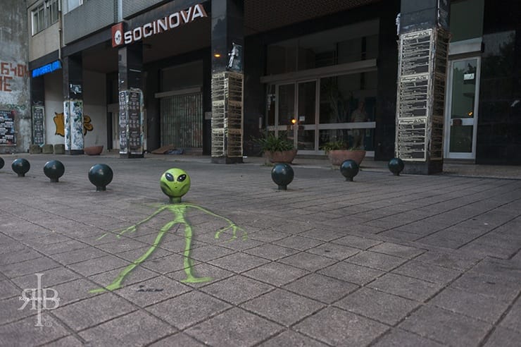 Porto Street Art Alien