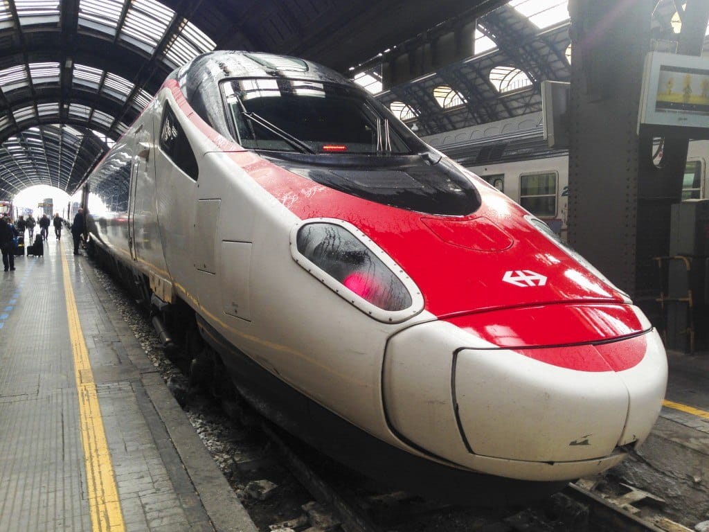 swiss train frecciarossa