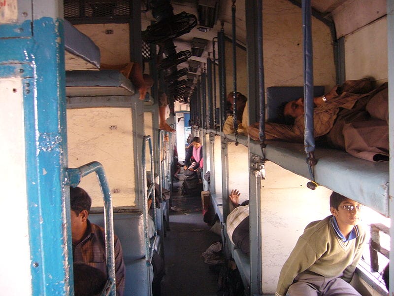 Indian Sleeper Class coach