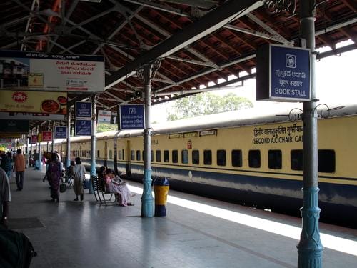 Mysore indian train station