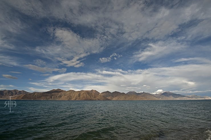 India Pangong Lake water