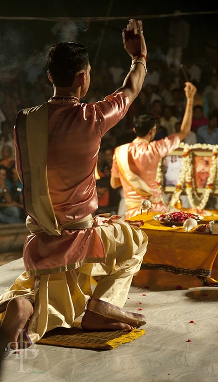 India Varanasi puja incense