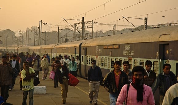 indian train platform