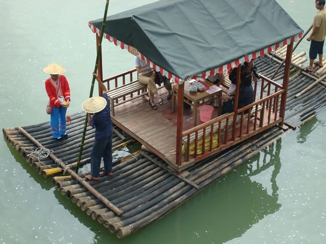 Guilin to yangshuo raft