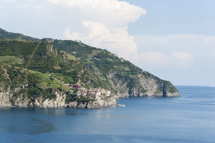 Cinque Terre by train Corniglia