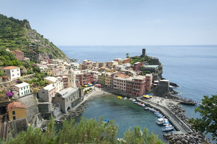 Cinque Terre by train Vernazza