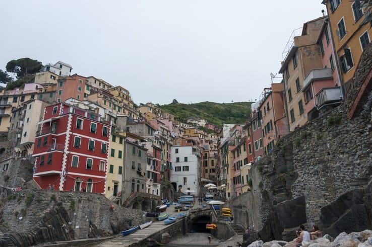 Cinque Terre by train Riomaggiore