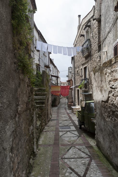 Vico del Gargano with Washing