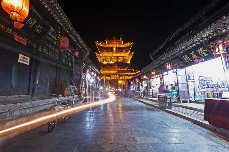 Car Passing Pingyao