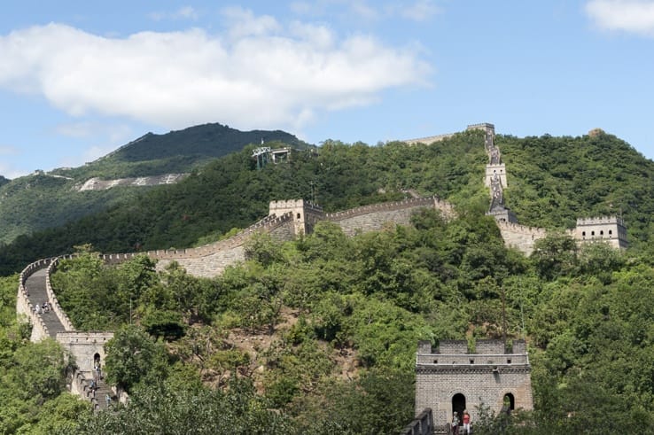 A view of Mutianyu's surrounds