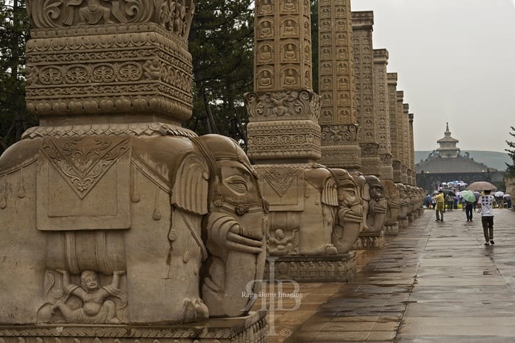 Elephant Columns Yungang Datong