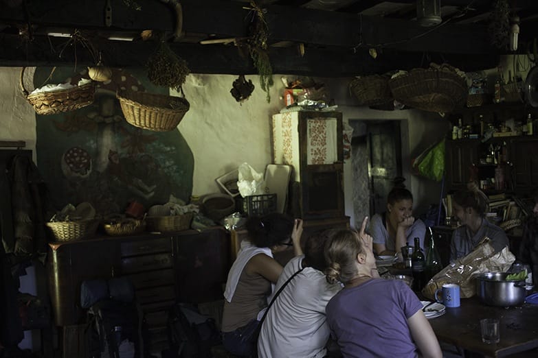 eco commune living room