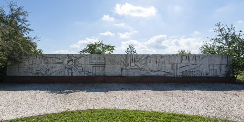 Budapest Memento park wall
