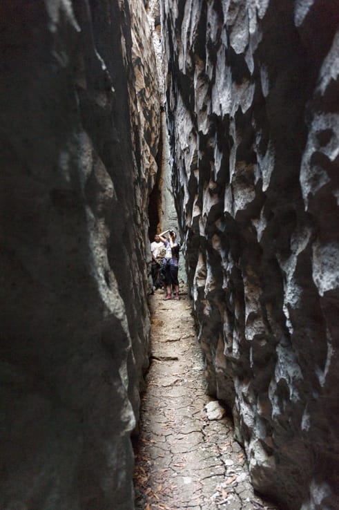 Tsingy de bemaraha narrow rocks