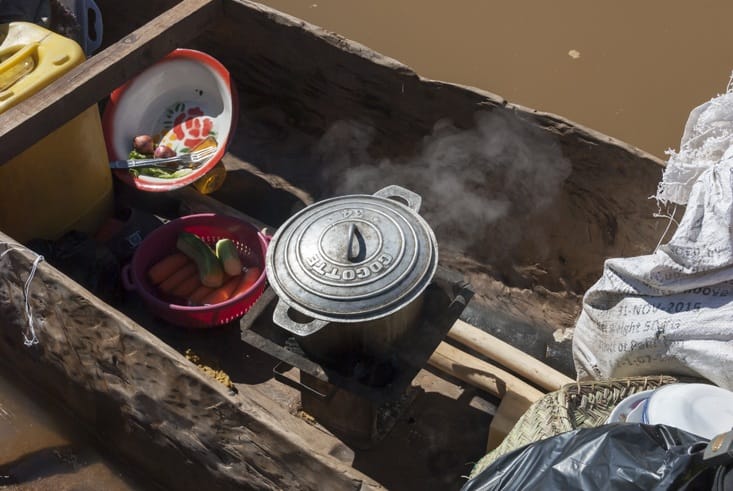 Tsiribihina River Boat Cooking