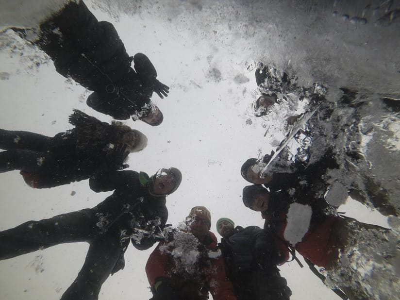 under water lake saimaa finland