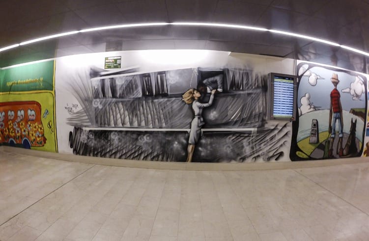 garibaldi station tunnel street art