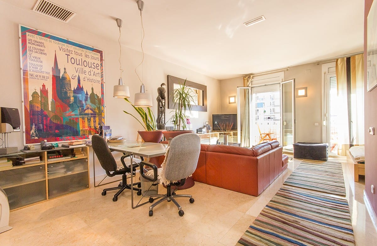 Another view of the lovely Sagrada Familia apartment!