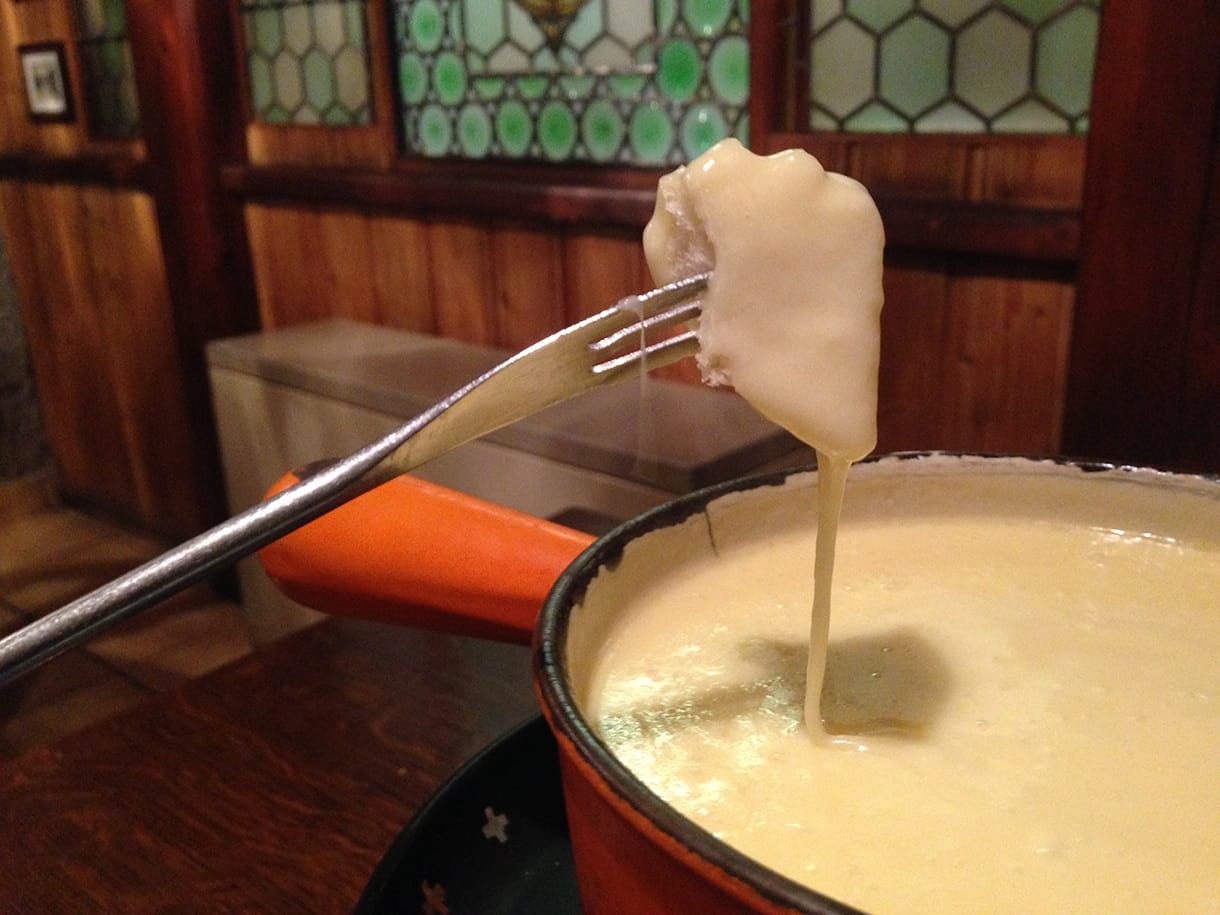 fondue la pinte besson lausanne