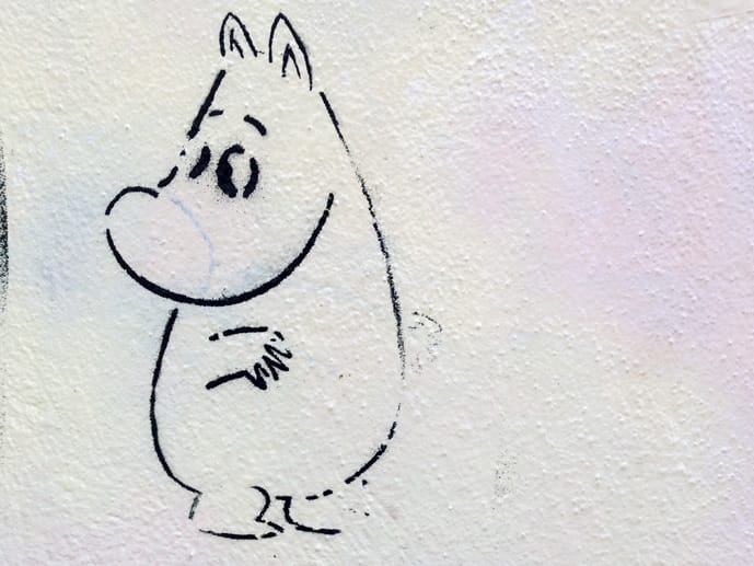 Dresden moomin stencil