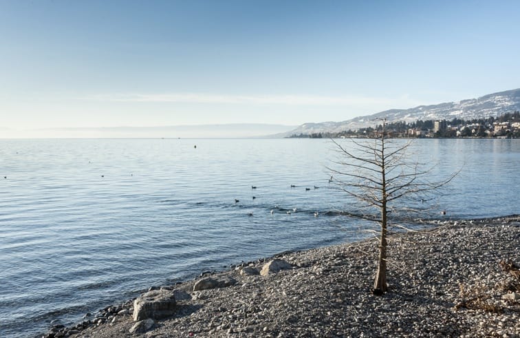 Switzerland Montreux lake leman