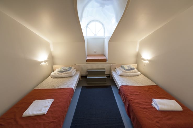 The rooms at Suomenlinna Hostel