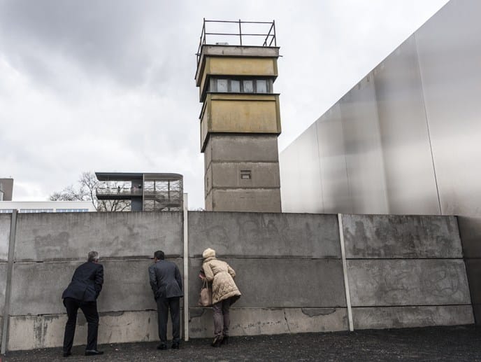 walking the berlin wall