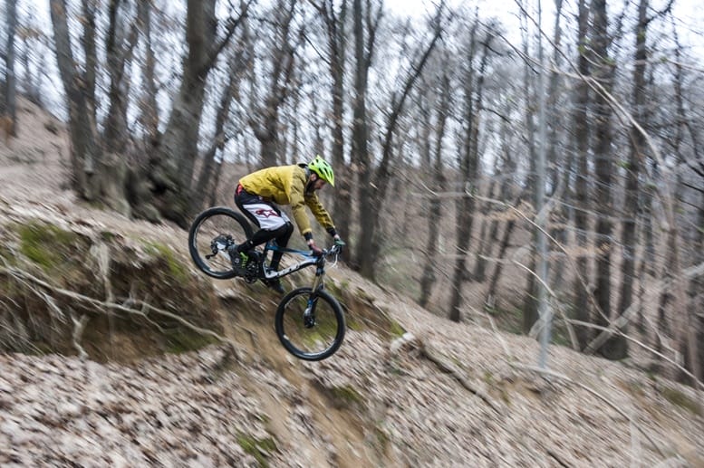 il ciclista di candelo mountain bike