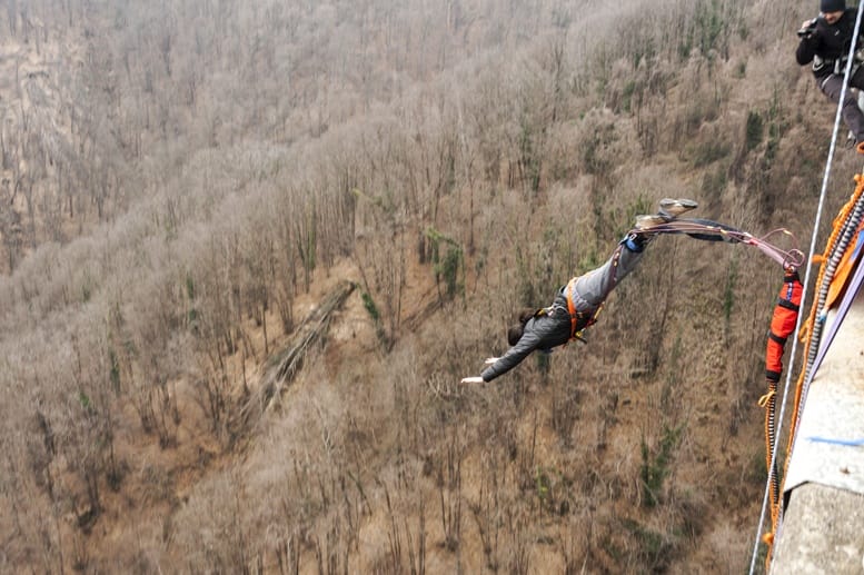 bungee jumping veglio