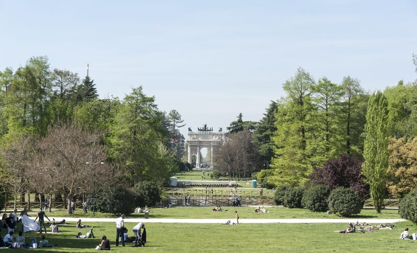 best parks in milan parco sempione