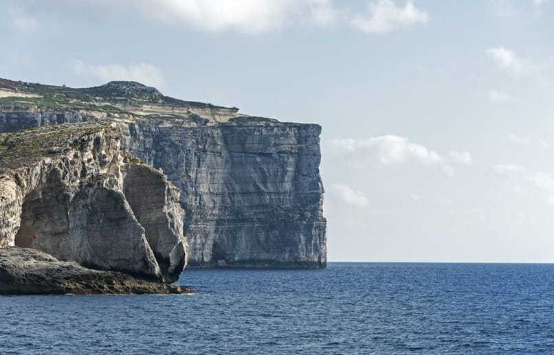cliffs near azure window gozo