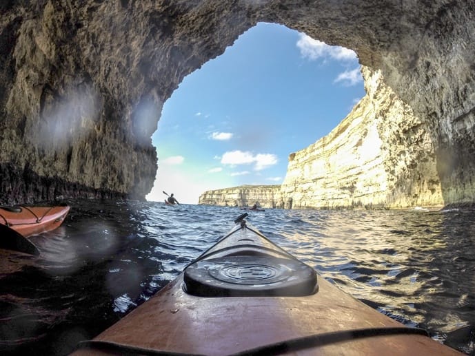gozo adventure kayaking dwejra