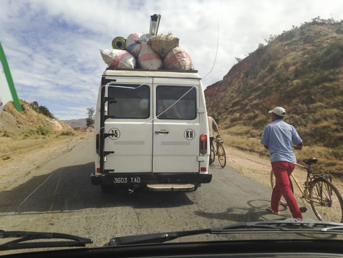 madagascar bus and bike