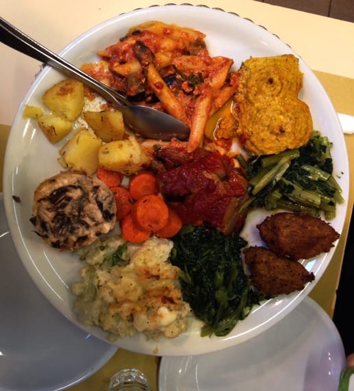 vegetarian platter milan