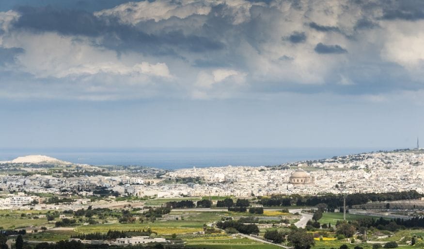 malta view from mdina
