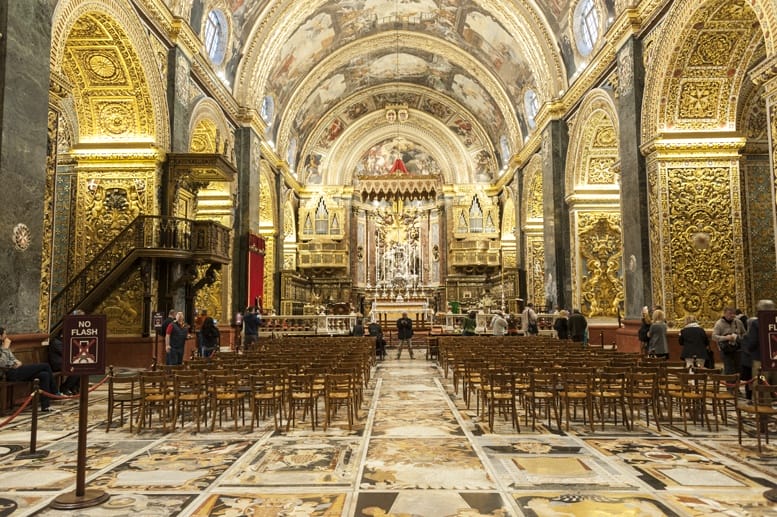 st john co cathedral inside malta