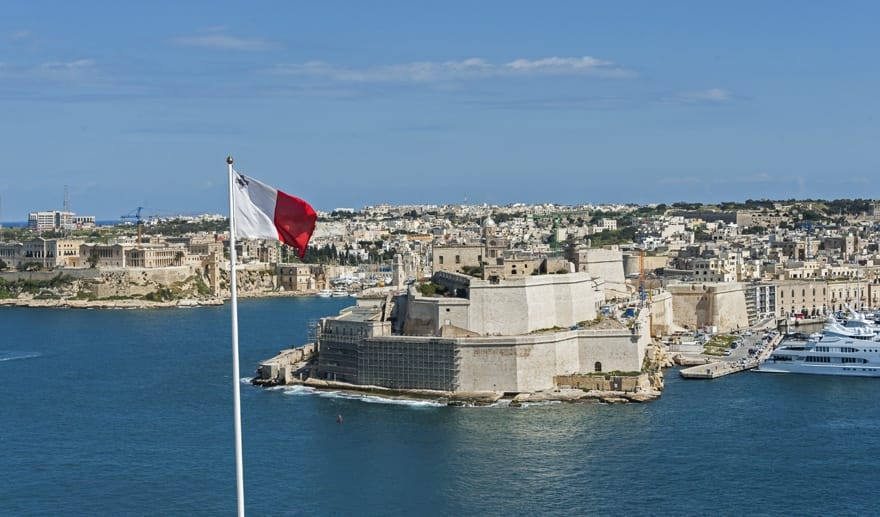 malta three cities maltese flag