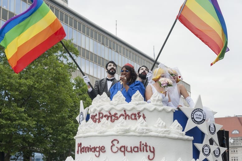 Berlin gay pride american float