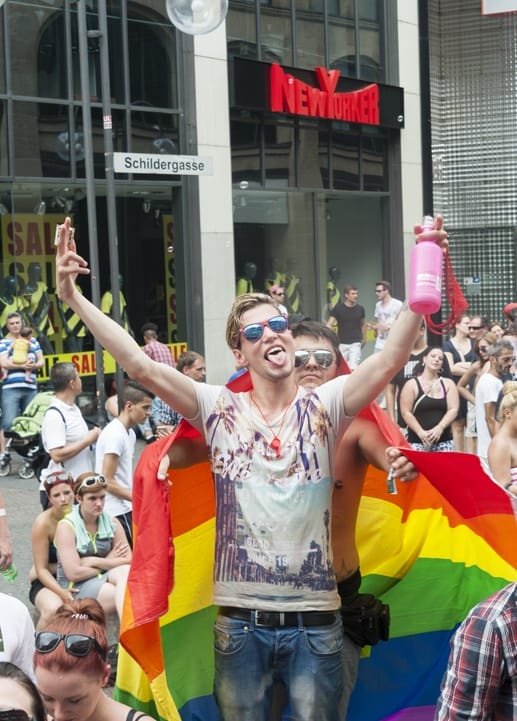 rainbow flag cologne csd